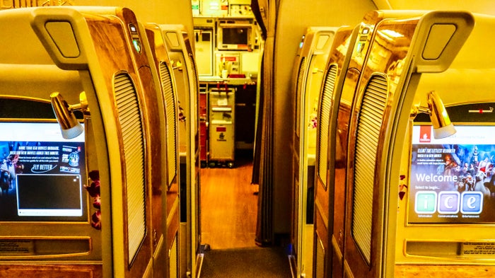 Emirates Old First Class Cabin
