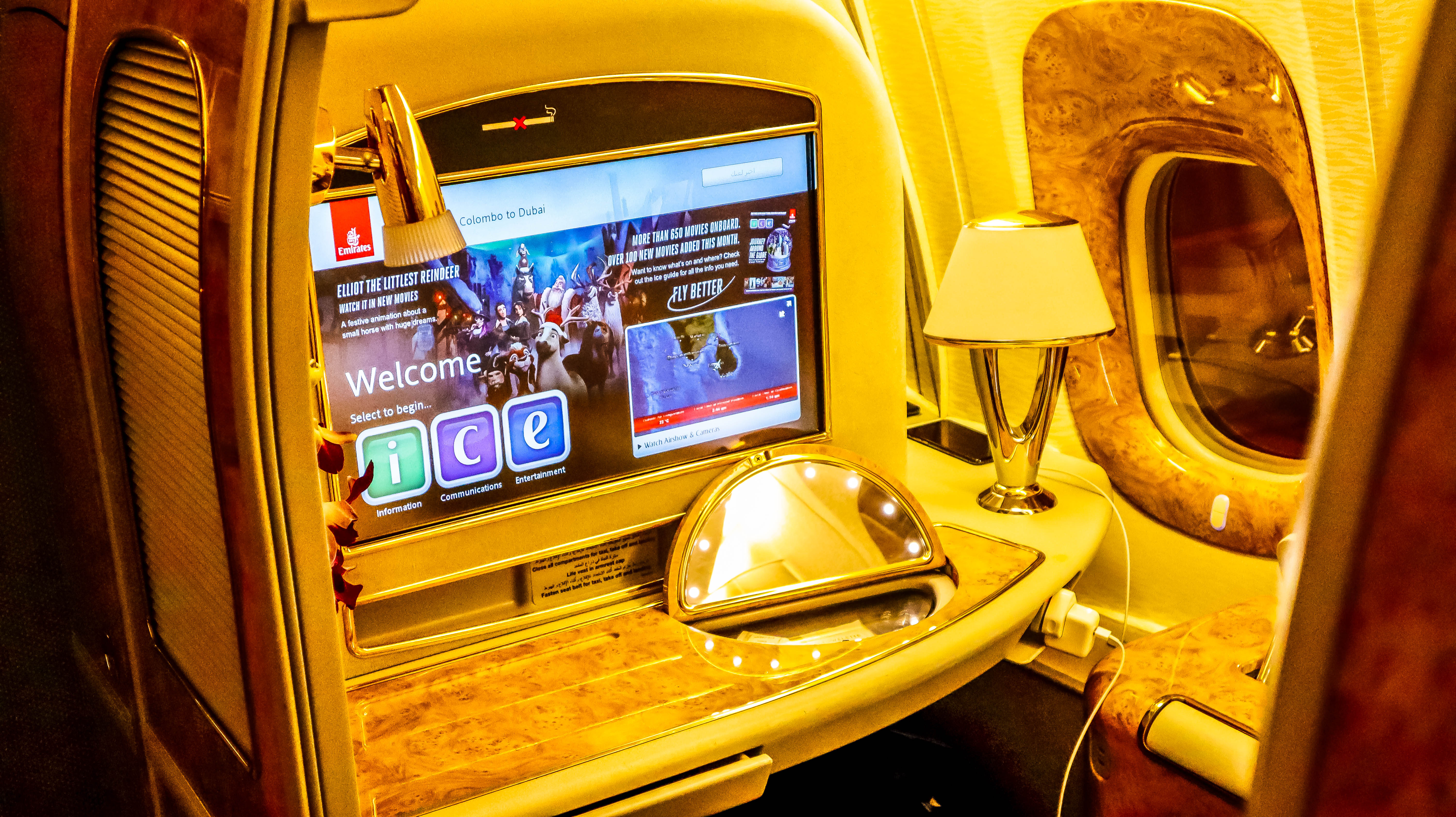 Emirates Old First Class Suite 1K