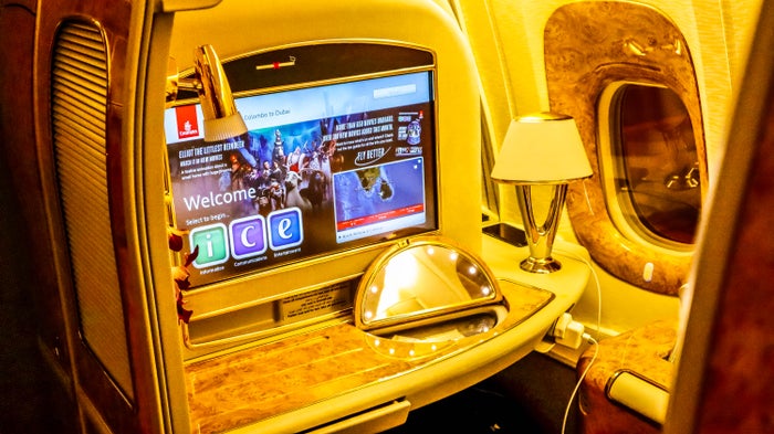 Emirates Old First Class Suite 1K