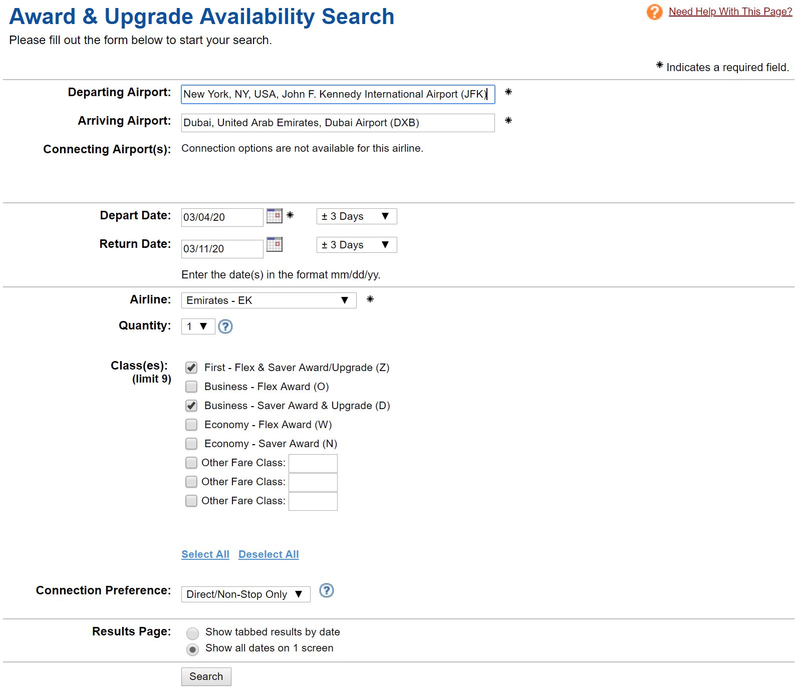 The Best Ways To Search For Oneworld Award Availability [Step-by-Step]