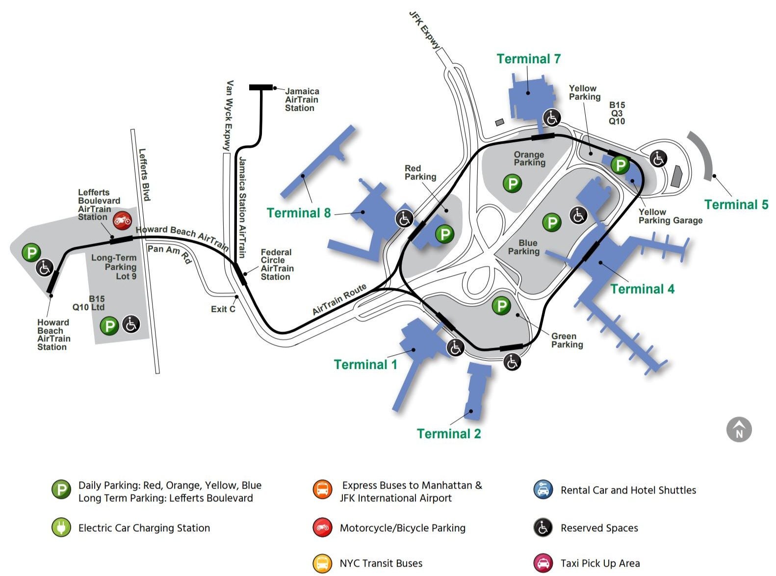 New York Kennedy Jfk Airport Terminal Map Map Jfk Airport Map | Porn ...