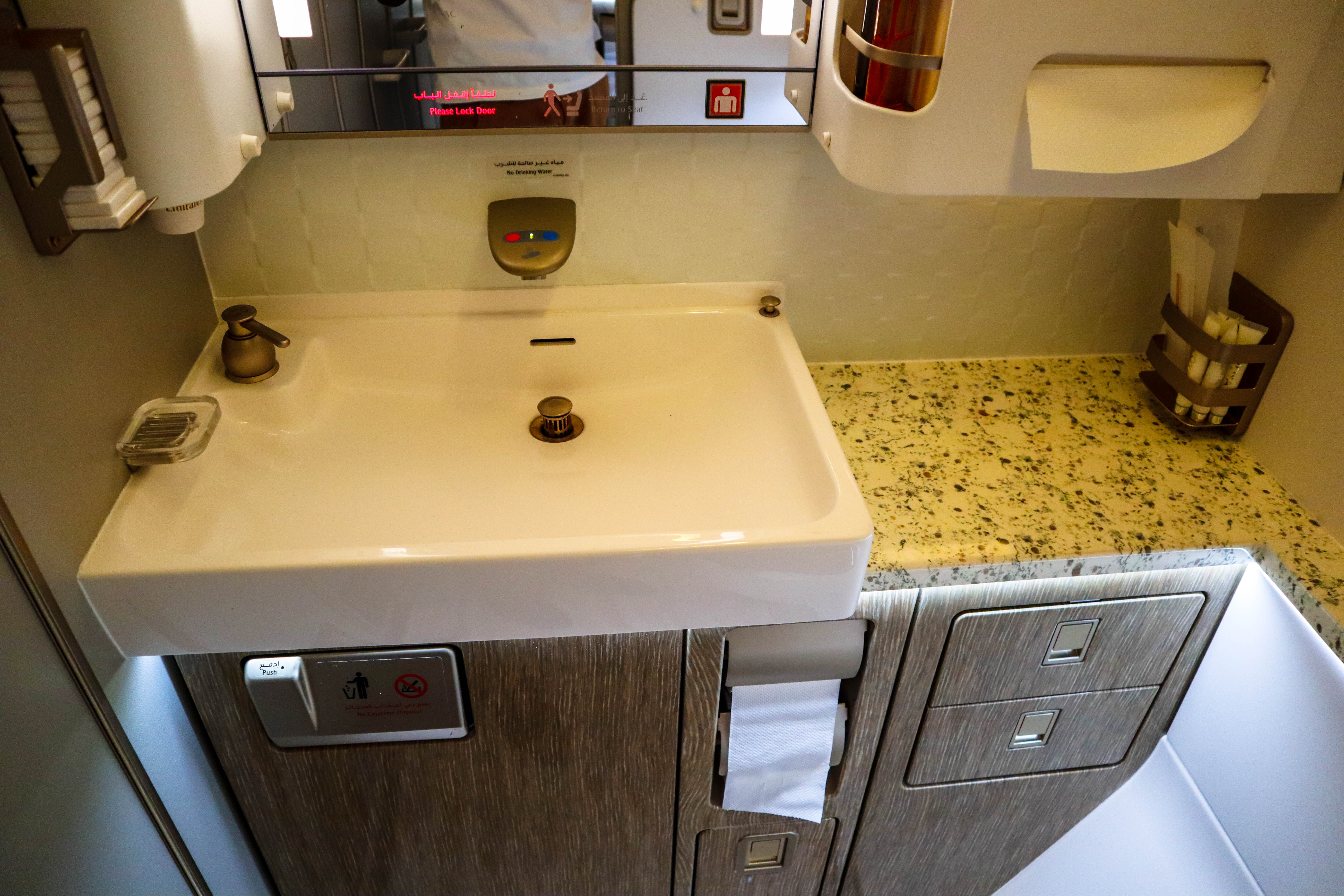 Forward port side lavatory