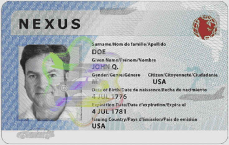 nexus travel pass student