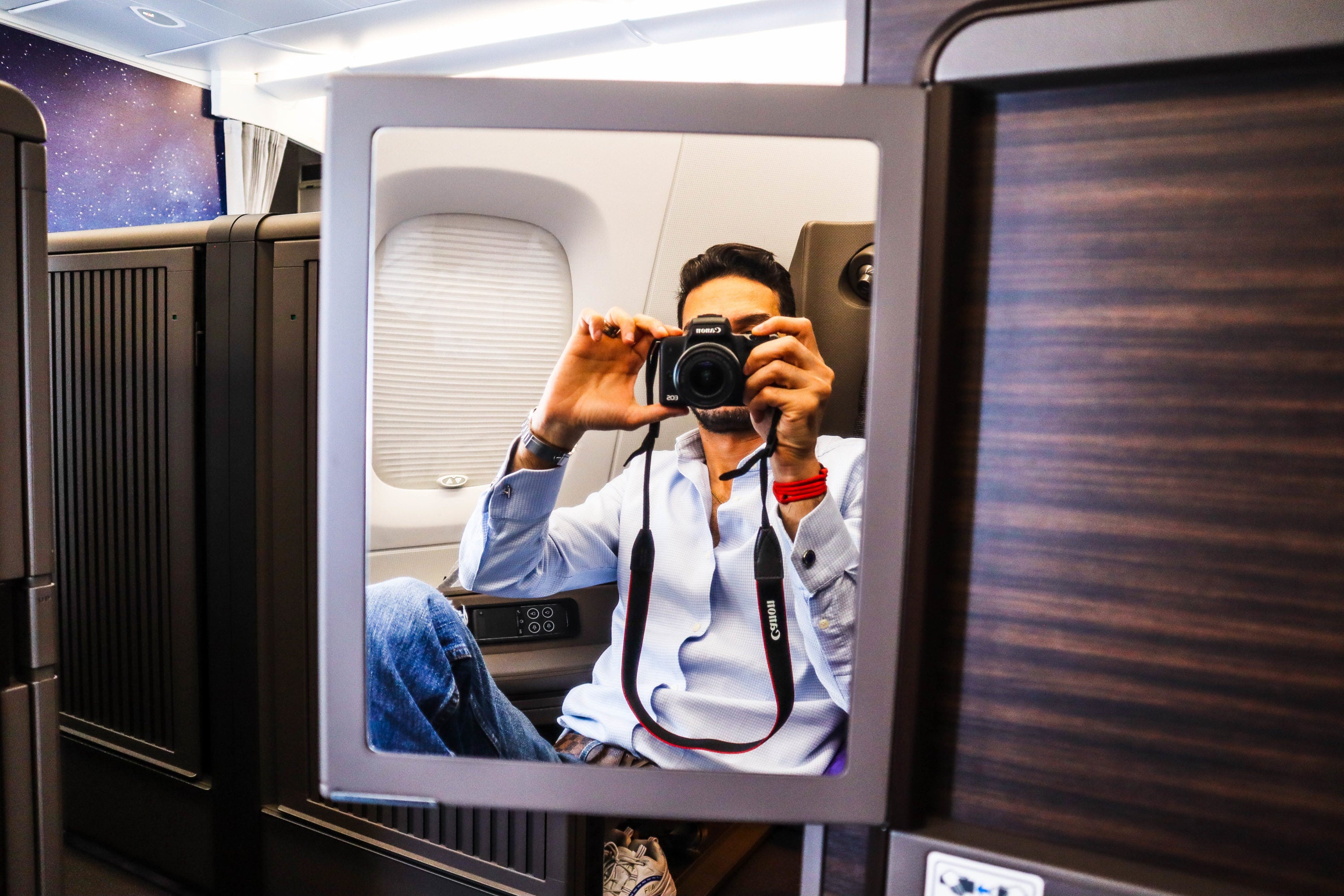 ANA A380 First Class Vanity Mirror