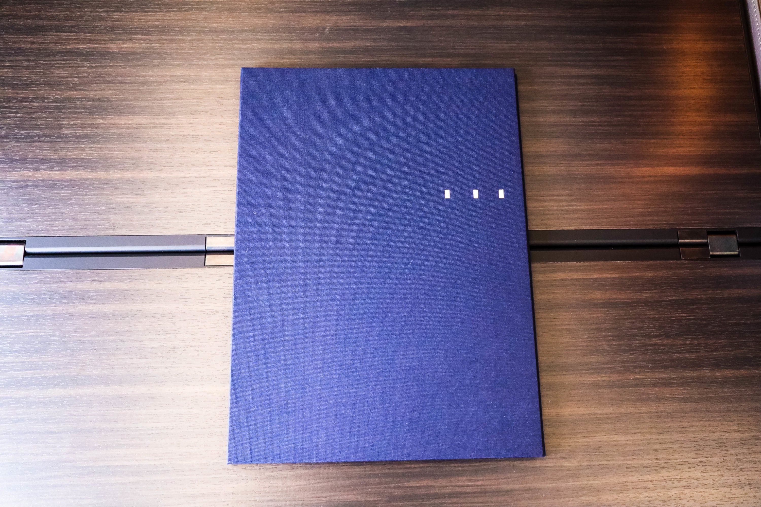 ANA A380 First Class Menu