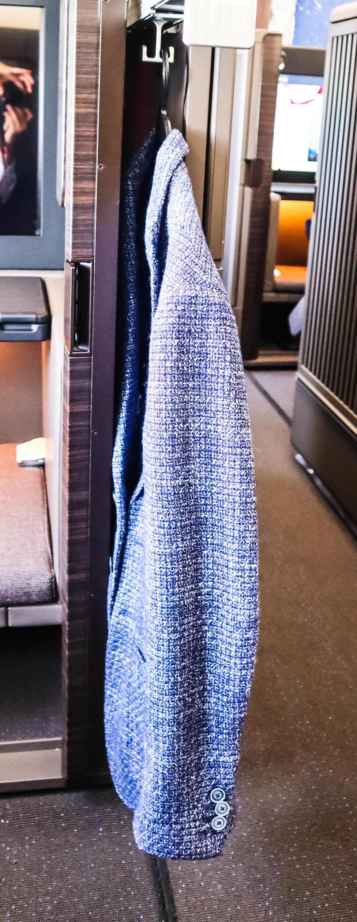 ANA A380 First Class; Jacket Closet