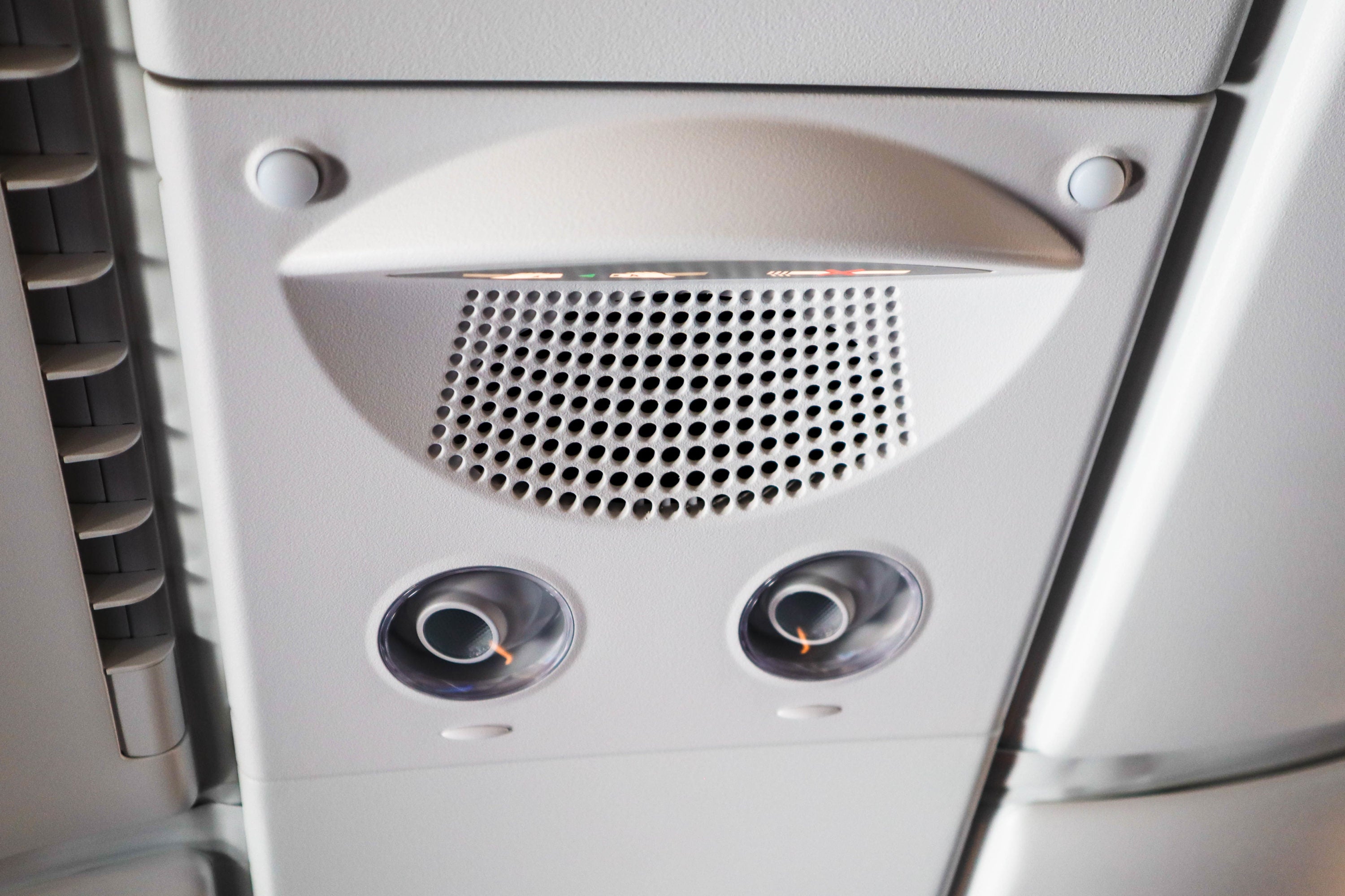 ANA A380 First Class; Reading Lights