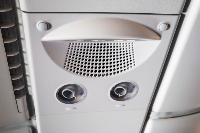 ANA A380 First Class; Reading Lights