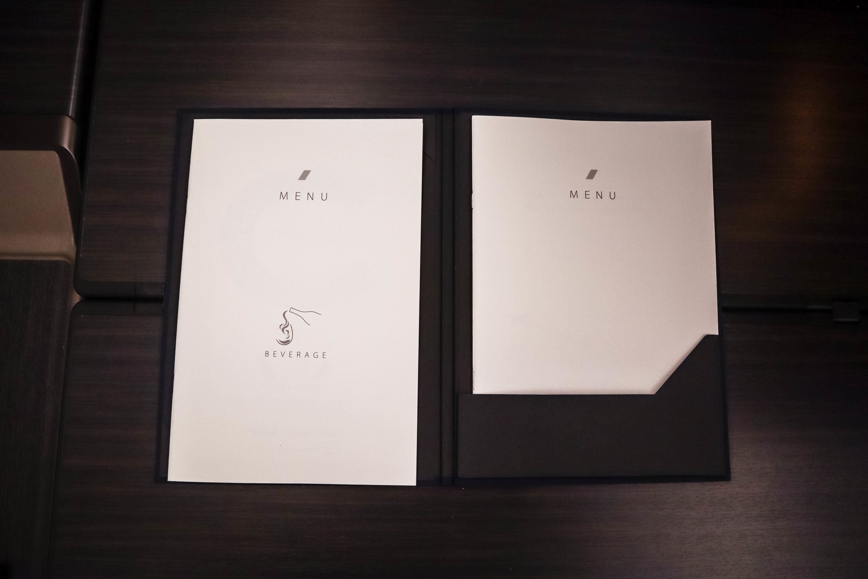 ANA A380 First Class Beverage and Meal Menu