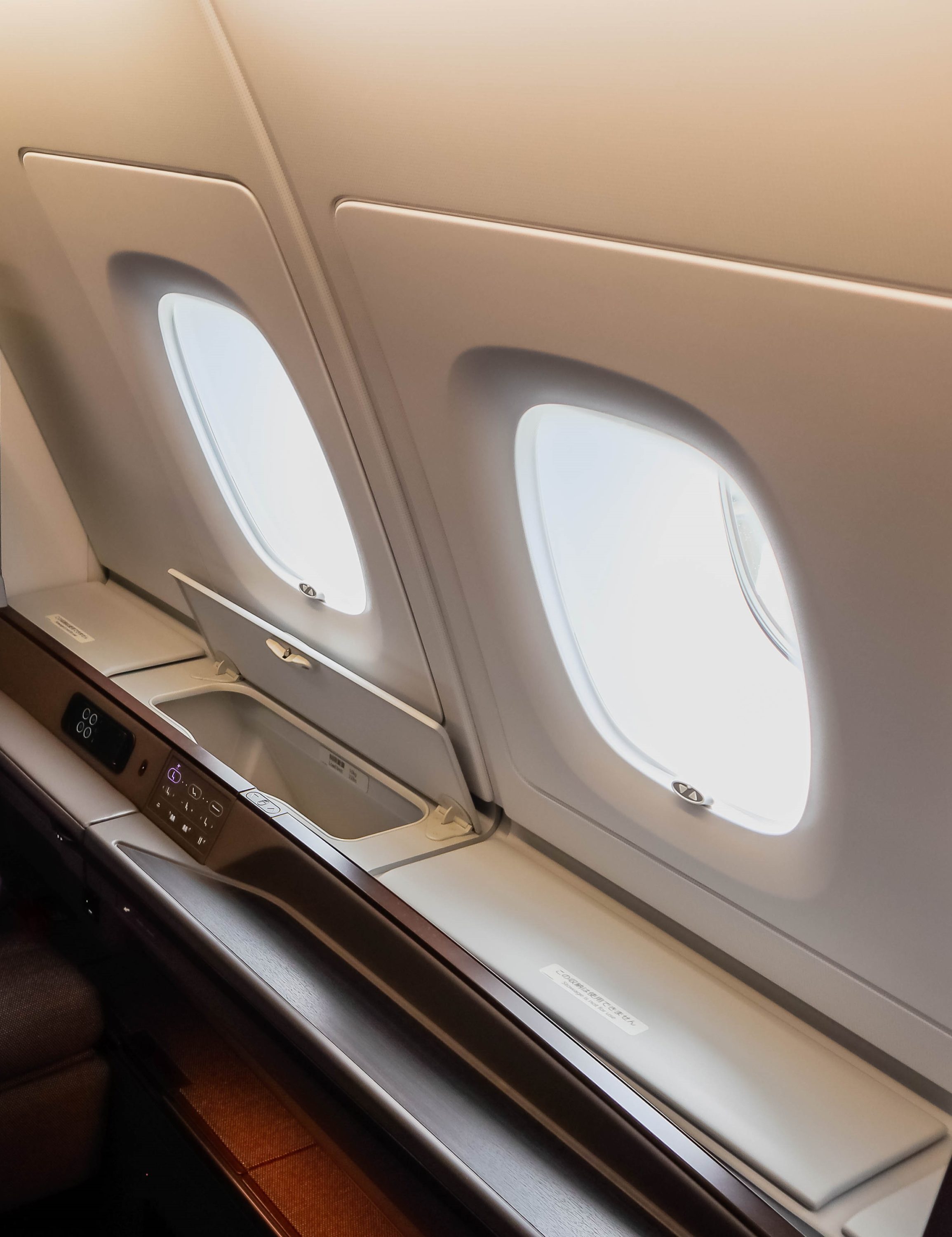 ANA A380 First Class Stowage
