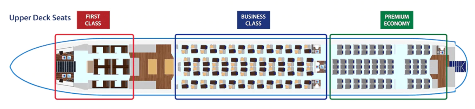 ANA A380 Upper Deck Configuration