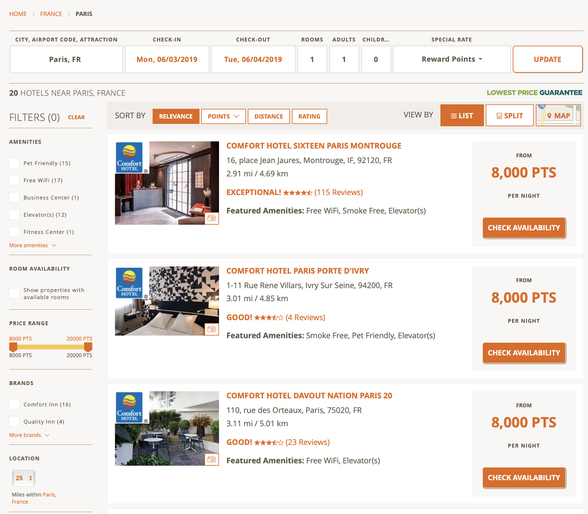 Booking Choice Hotels in Paris