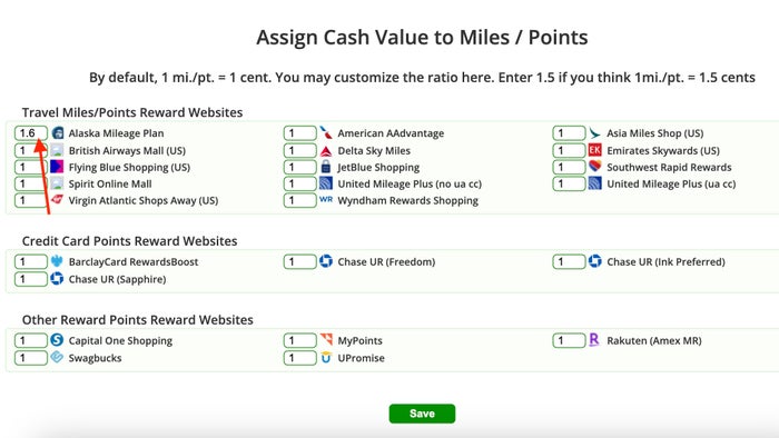 Cashback monitor assign cash value field Cashback monitor assign cash value field