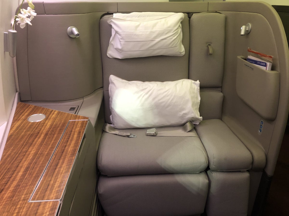 Cathay Pacific 777 first class seat 2