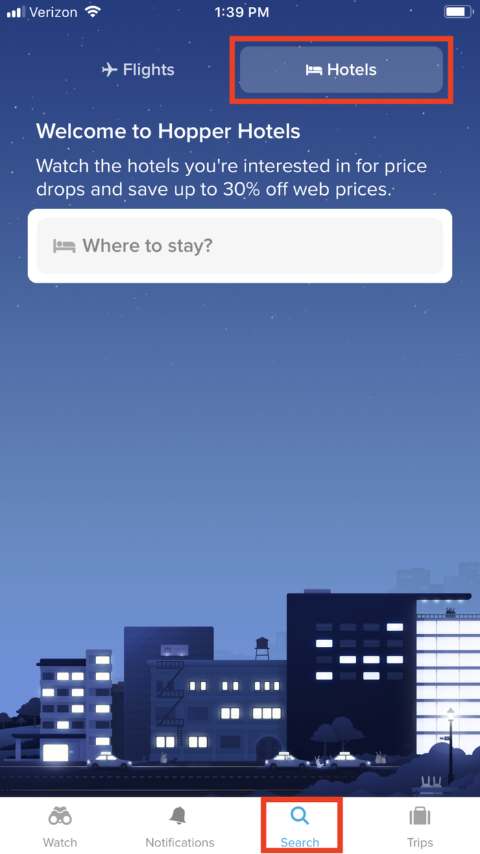 Hopper hotels