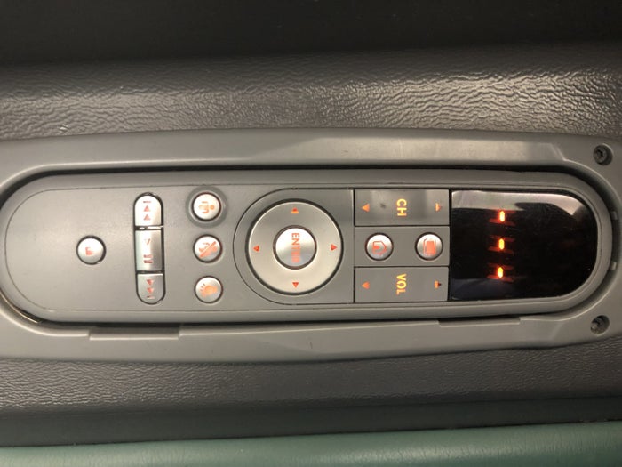 Korean Air first class in-flight remote