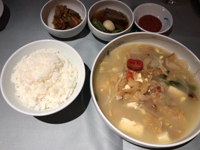Korean Air first class second meal