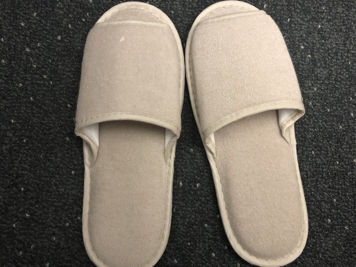 Korean Air first class slippers