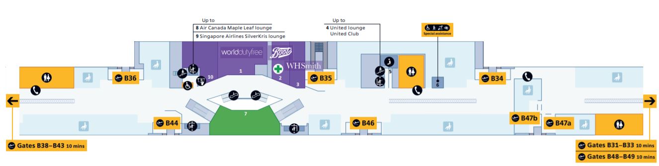 London Heathrow Airport Terminal 2B Departures London Heathrow Airport Terminal 2B Departures