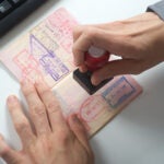Passport Stamping at Customs