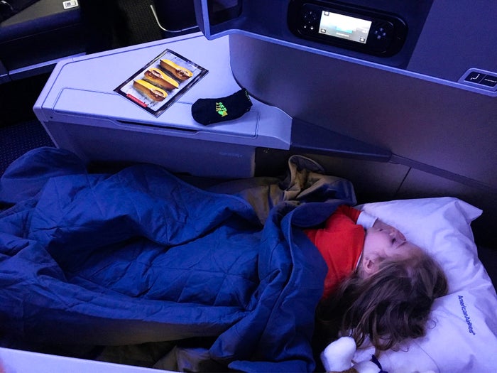 Sleep 777 Business Class Baby