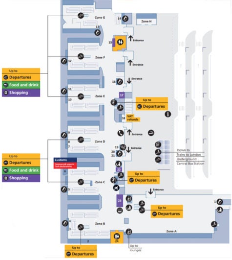 How to Get Between Terminals at London Heathrow Airport [LHR]