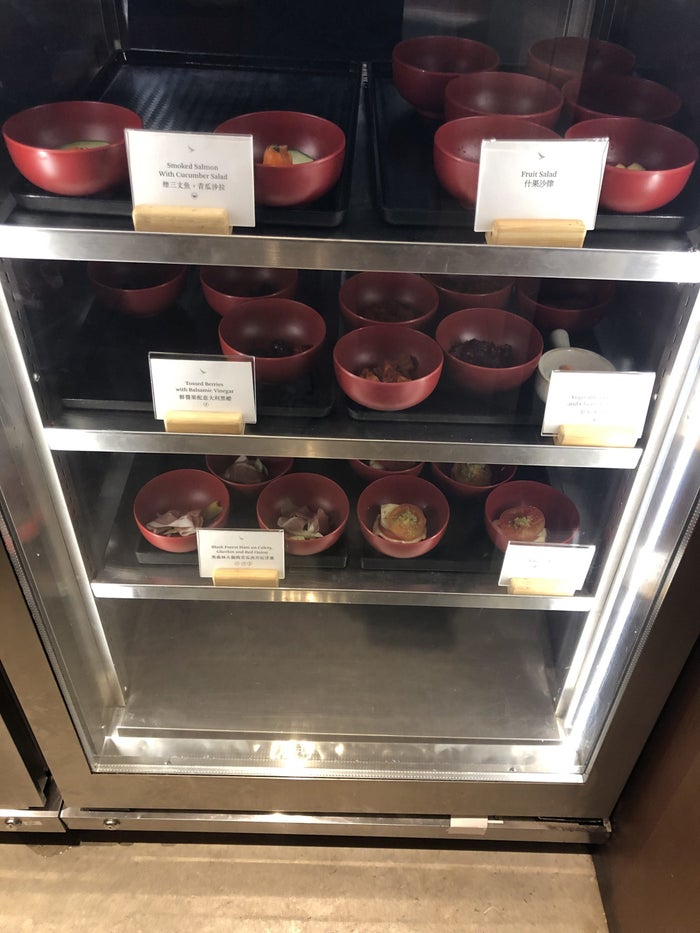 The Pier, First at Hong Kong International Airport cold dishes