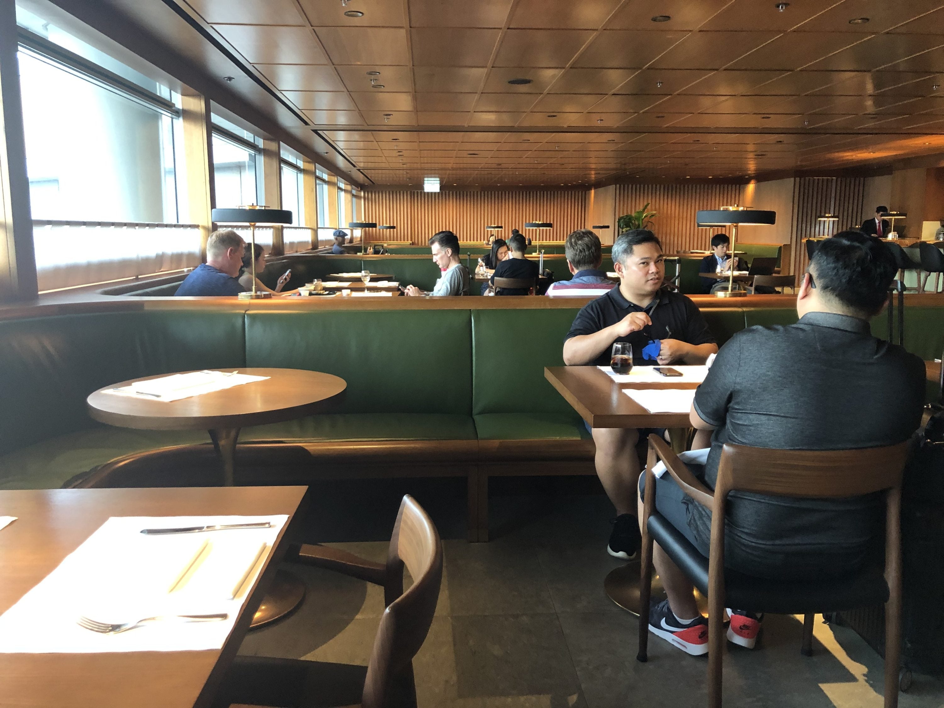 The Pier, First at Hong Kong International Airport dining room seating 2 The Pier, First at Hong Kong International Airport dining room seating 2
