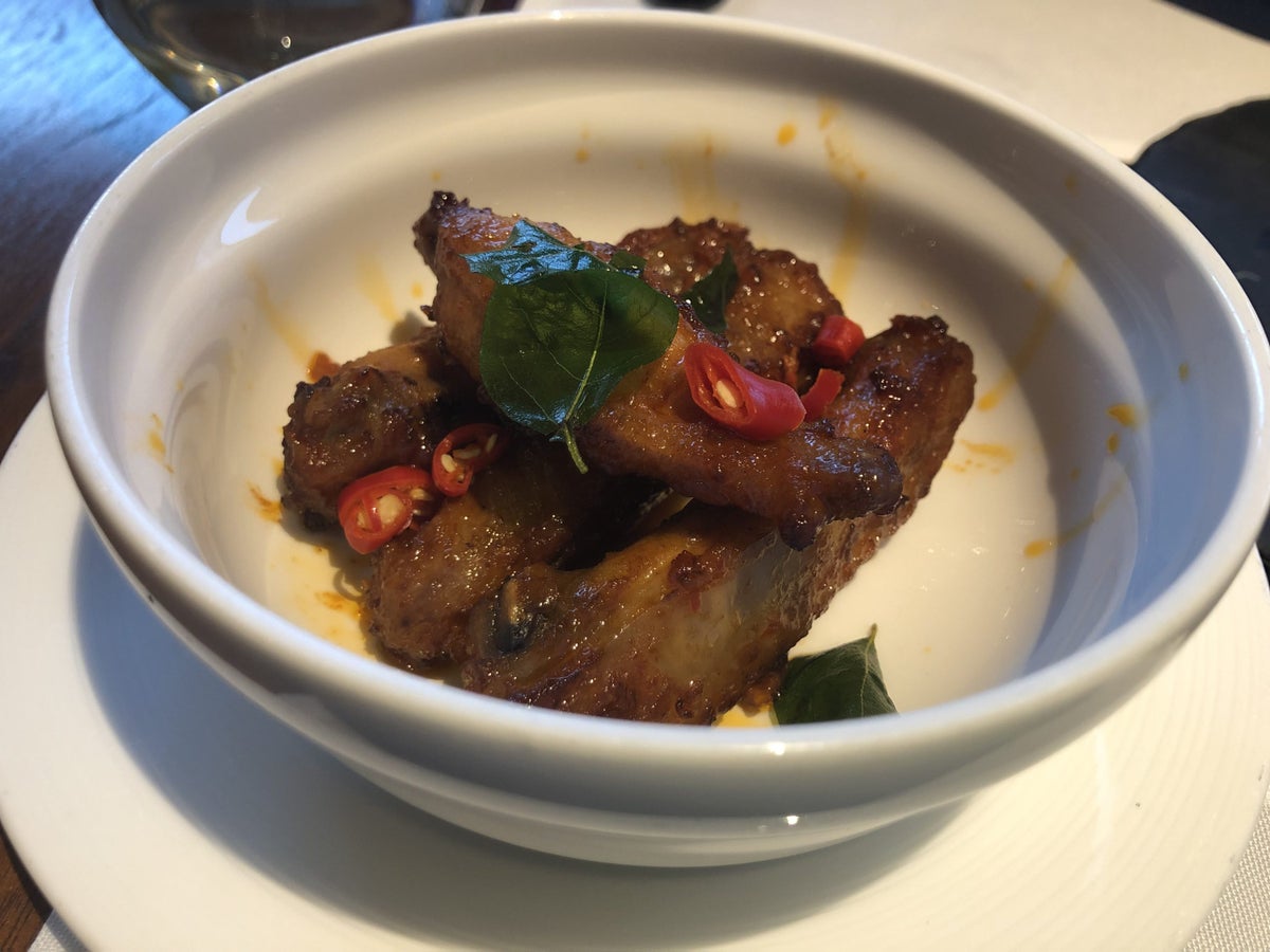 The Pier, First at Hong Kong International Airport spicy chicken wings