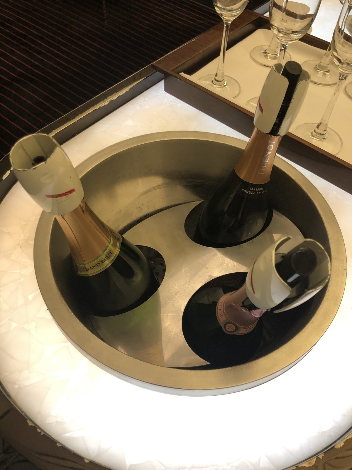 The Wing, First at Hong Kong International Airport champagne selection