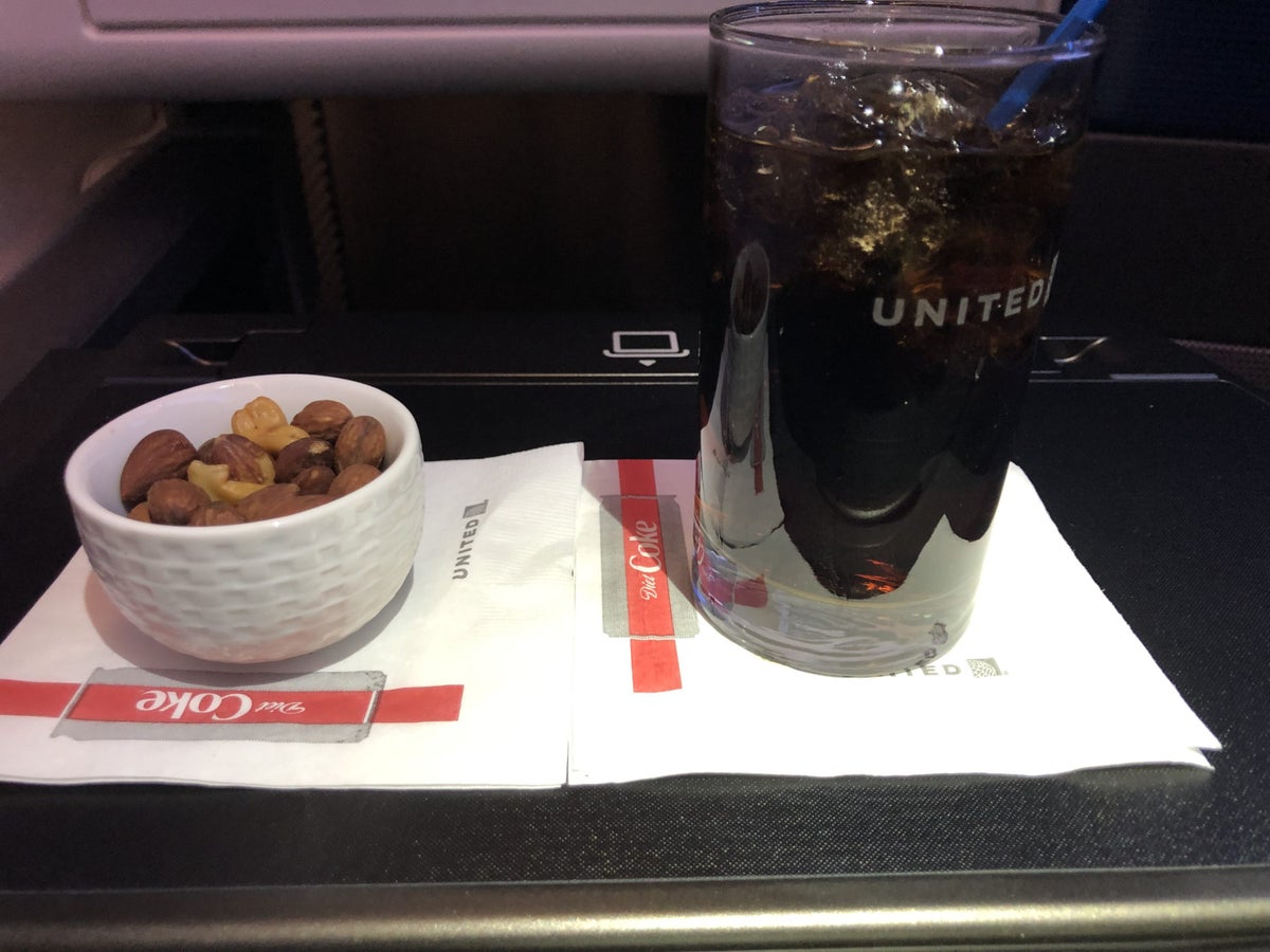 United Polaris 787-10 Cola and Nuts