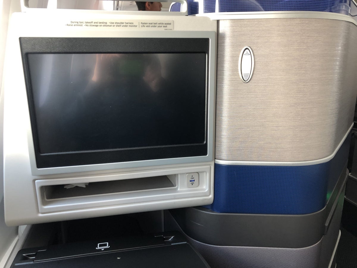 United Polaris 787-10 seat view