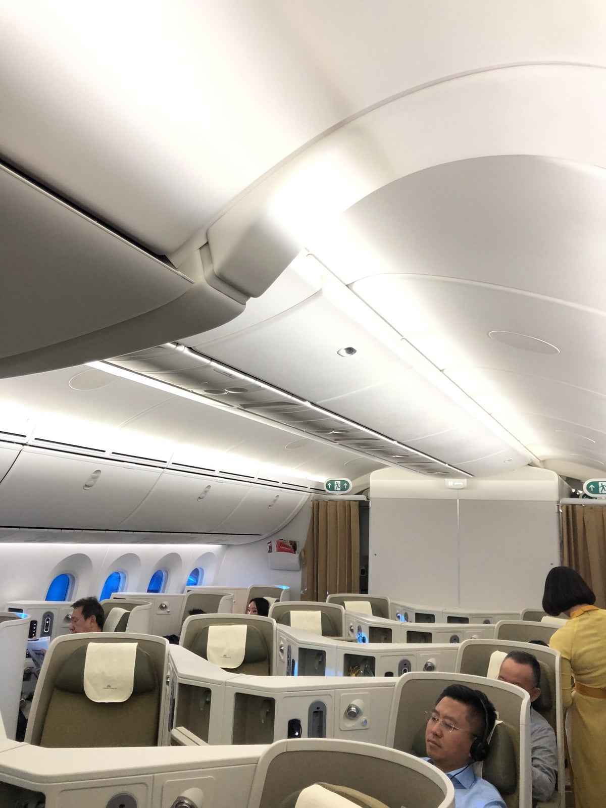 Vietnam Airlines 787-9 business class overhead space