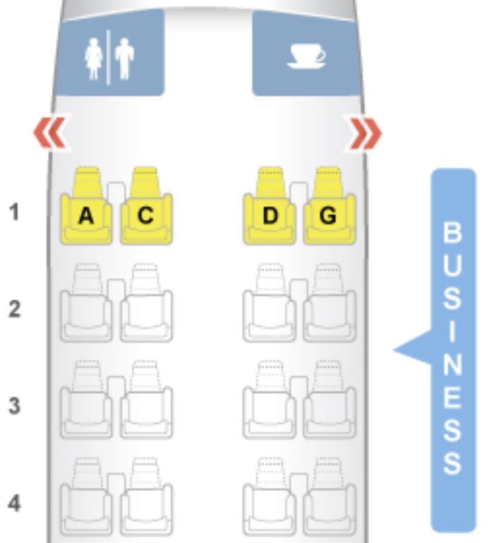Vietnam Airlines A321 Seat Map