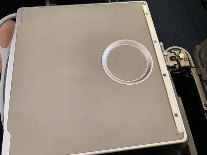 Vietnam Airlines A321 business class tray table folded