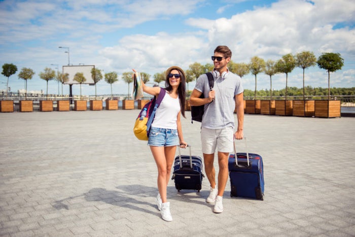 couple at airport