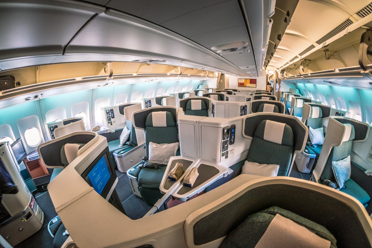 Cathay Pacific A330 Business Class Review Sydney Hong Kong 6233