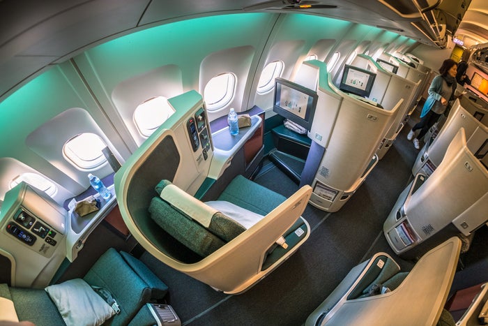 Cathay Pacific Airbus A330 Business Class Seat