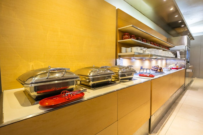 Qantas Business Lounge Sydney Buffet