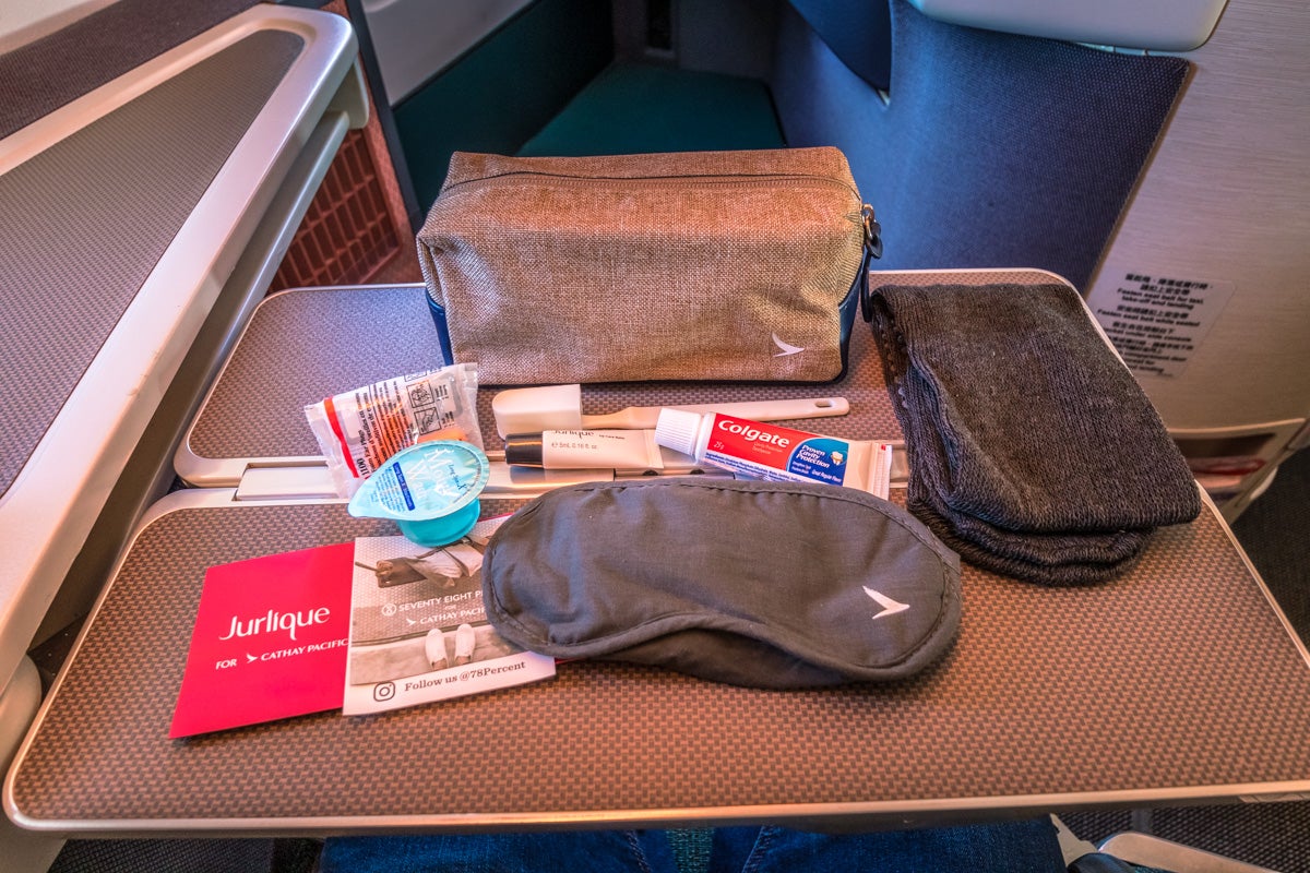 Cathay Pacific Airbus A330 Business Class Amenity Kit