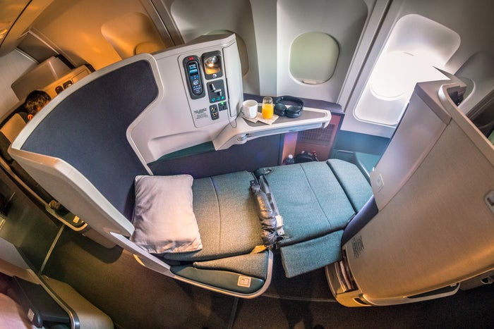 Cathay Pacific Airbus A330 Business Class Bed Cathay Pacific Airbus A330 Business Class Bed