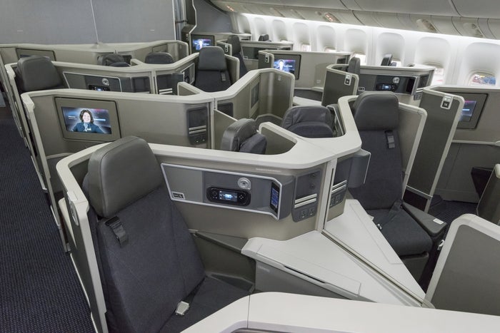 AA Business Class Cabin
