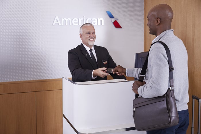 AA Club Entry Admirals Club Entry