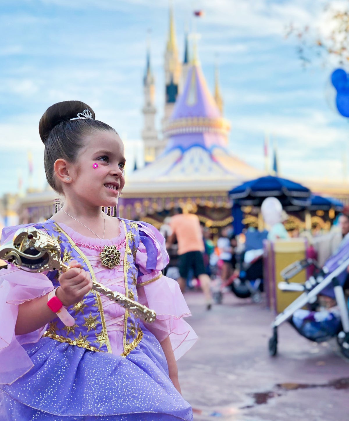 Disney princess girl carousel Walt Disney World