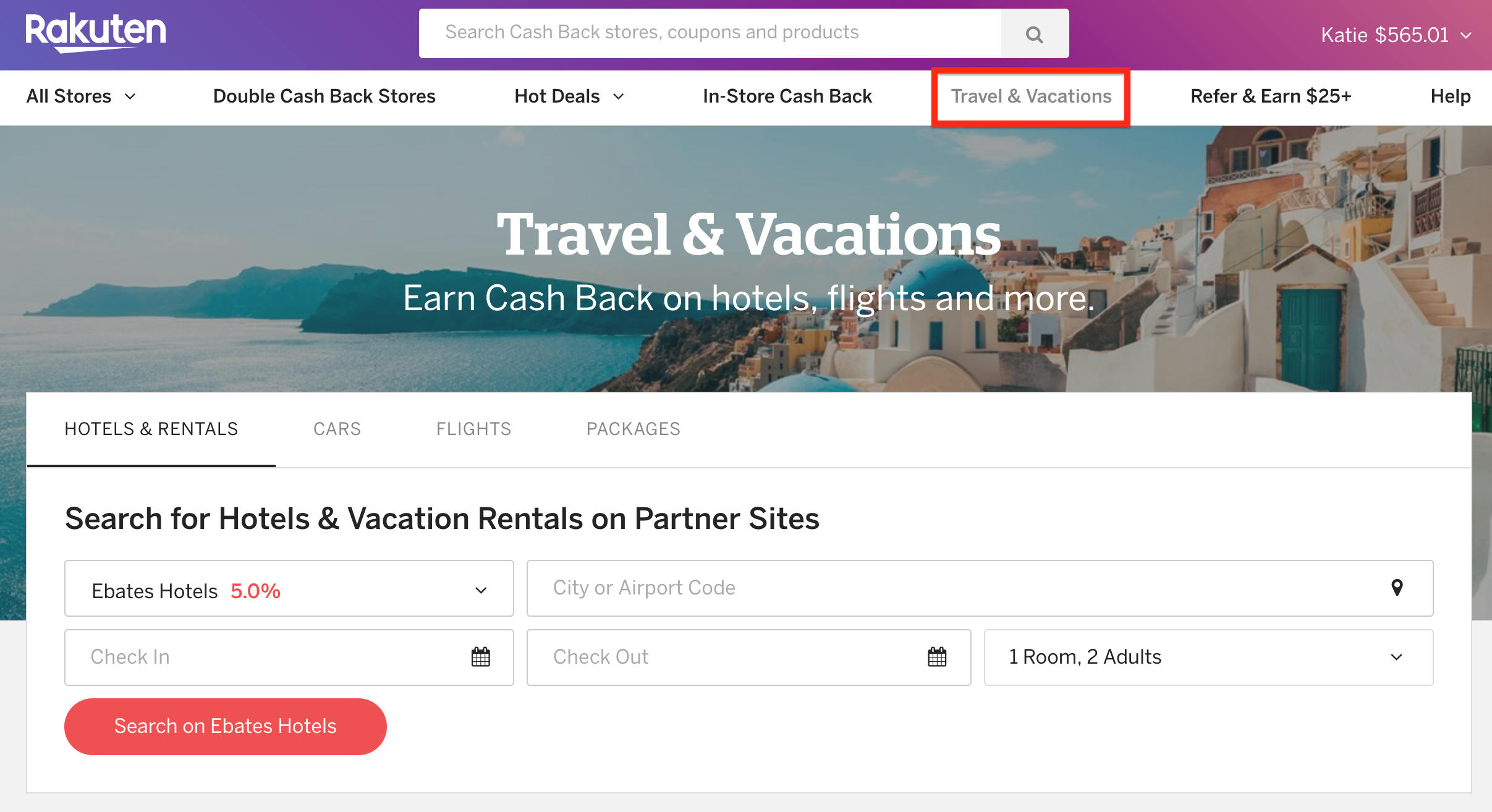 Rakuten Travel and Vacations