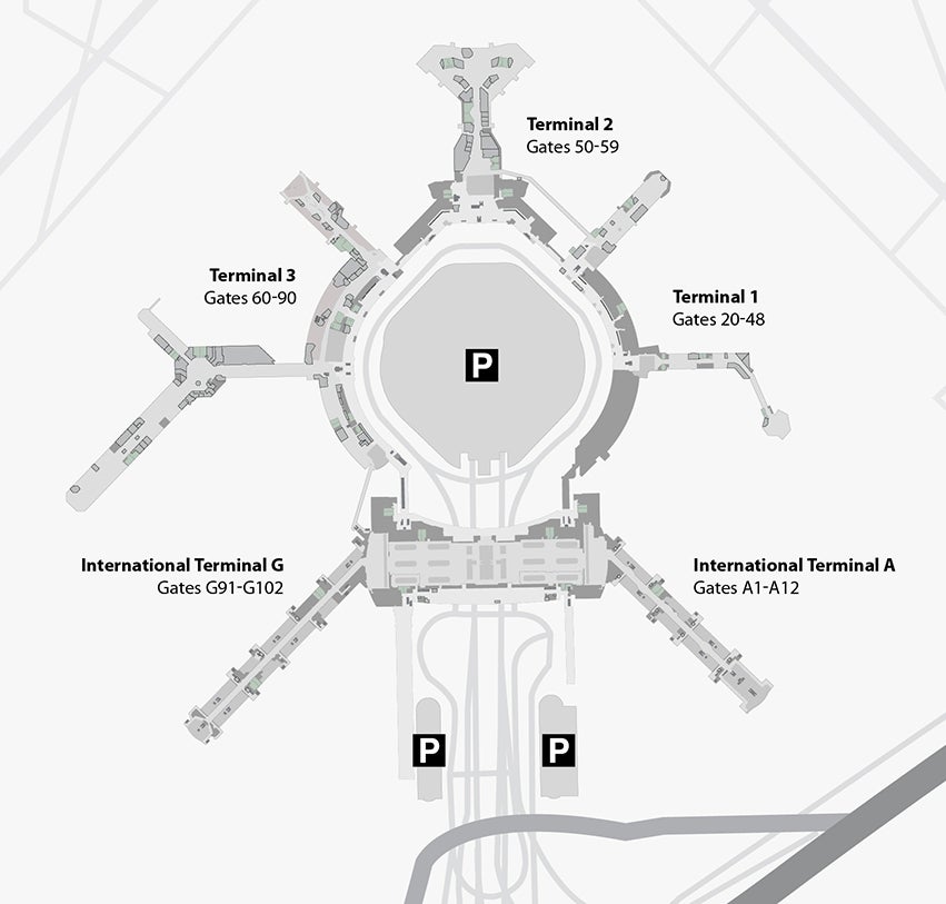 San Francisco Terminal Map San Francisco International Airport [Sfo] - Terminal Guide [2022]