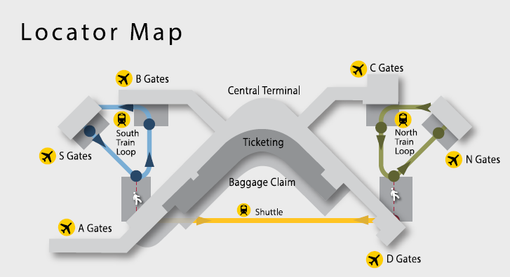 seattle international airport map Seattle Tacoma International Airport Sea Terminal Guide 2020 seattle international airport map