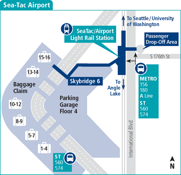 Seattle-Tacoma International Airport Light Rail Station