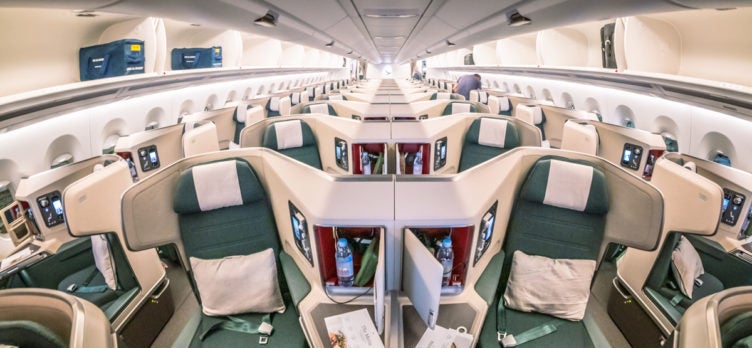 Cathay Pacific Airbus A350 1000 Business Class Review Hkg Ams