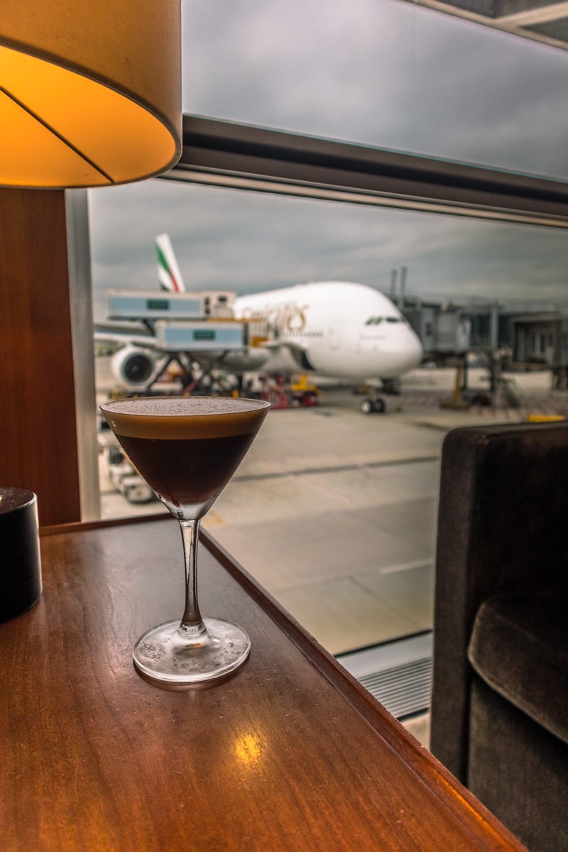 Cathay Pacific Lounge Hong Kong - The Pier - Espresso Martini Co